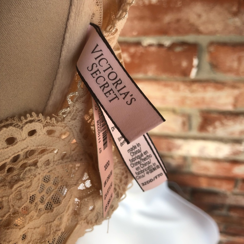 Victoria Secret NWT nude lace bra size 32DD - Picture 8 of 8